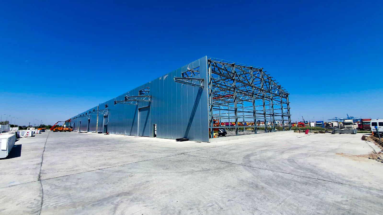 Frisomat România, hală metalică, structură din oțel
