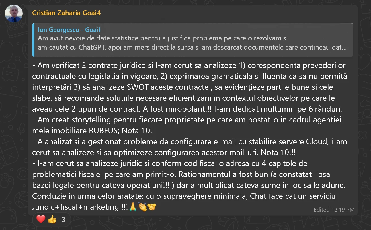 Testimonial Code24, Cristian Zaharia