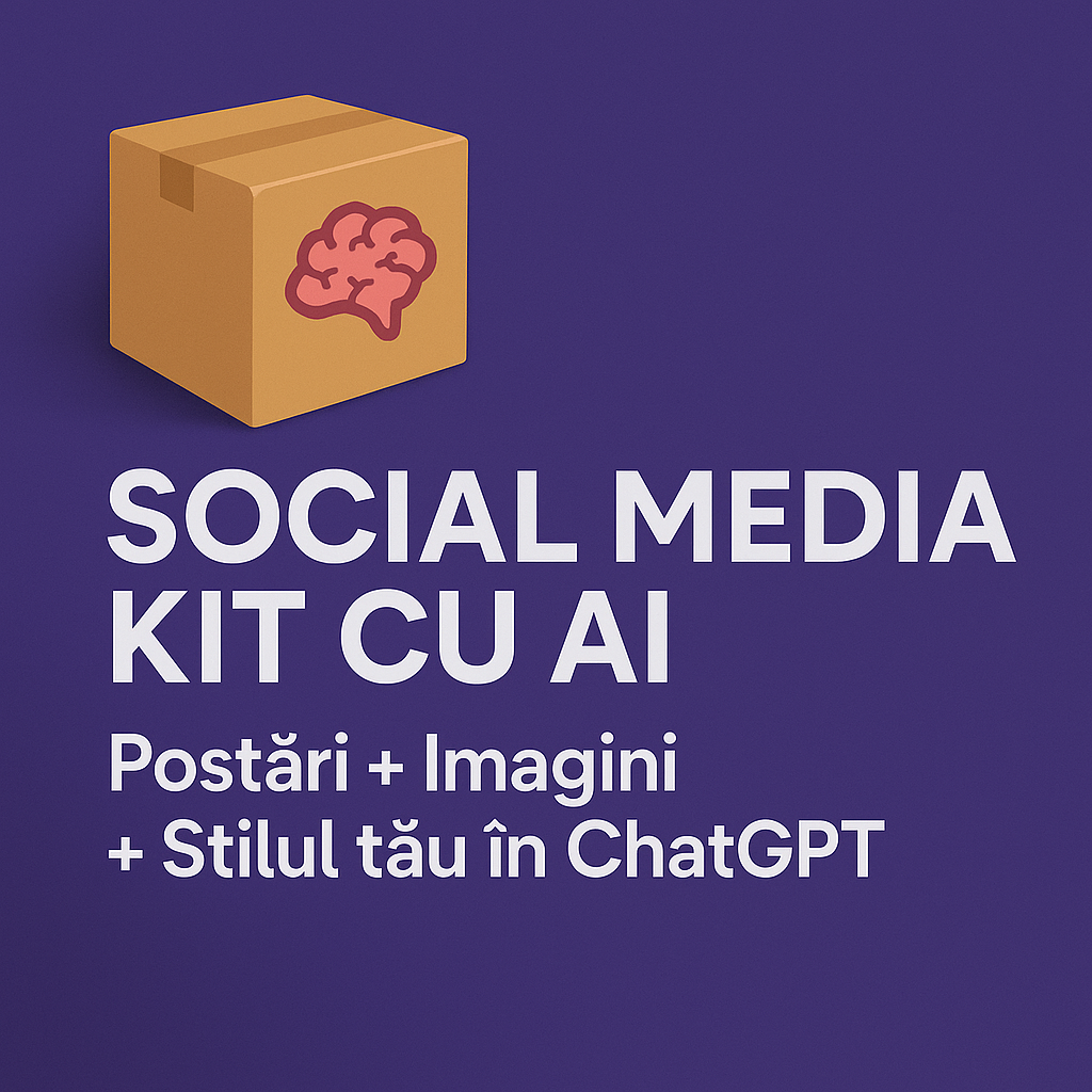 Transformă-ți Prezența Online cu Social Media KIT cu AI