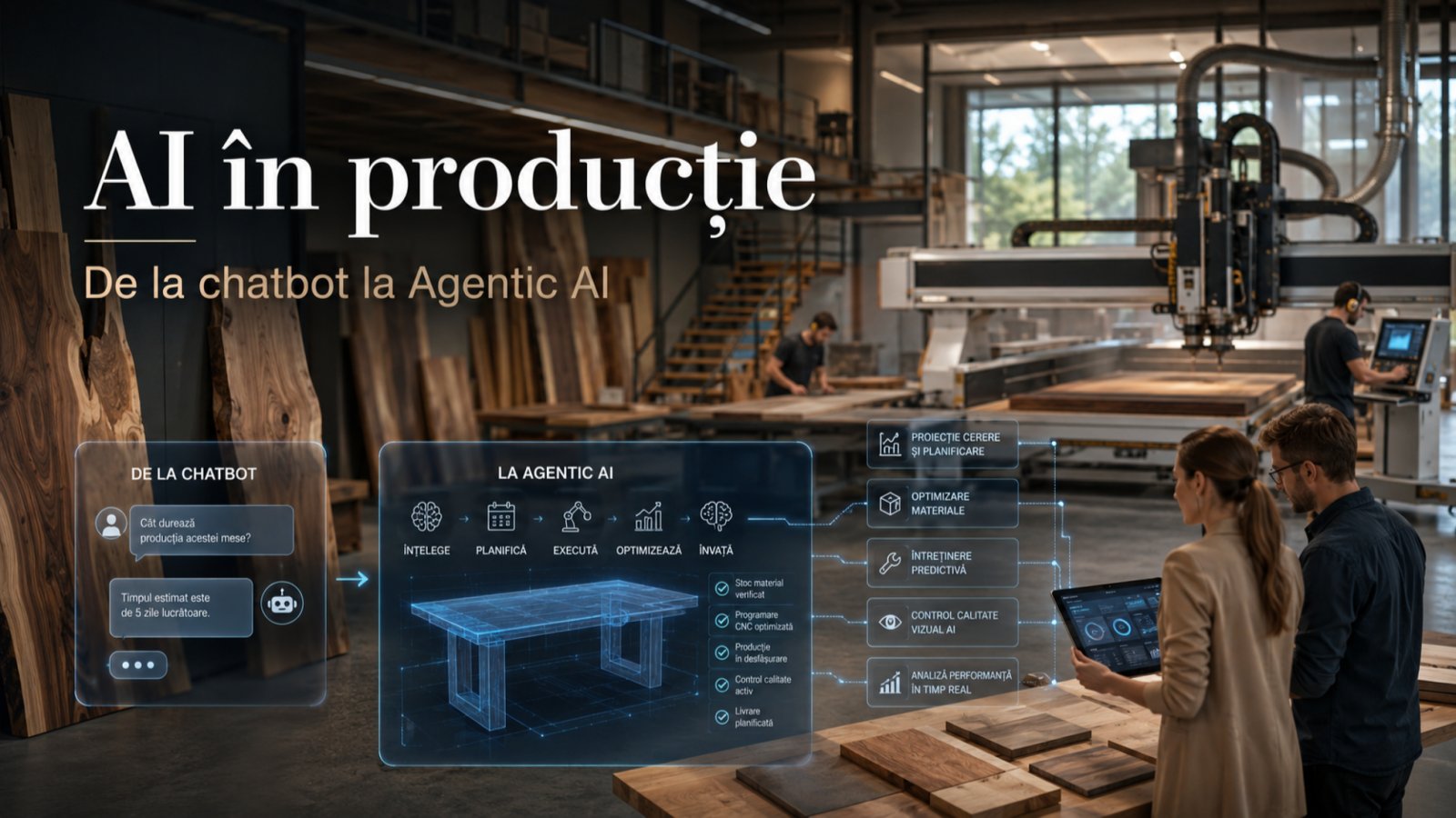 AI în companiile de producție: de ce „pe noi nu ne ajută” este una dintre cele mai scumpe greșeli
