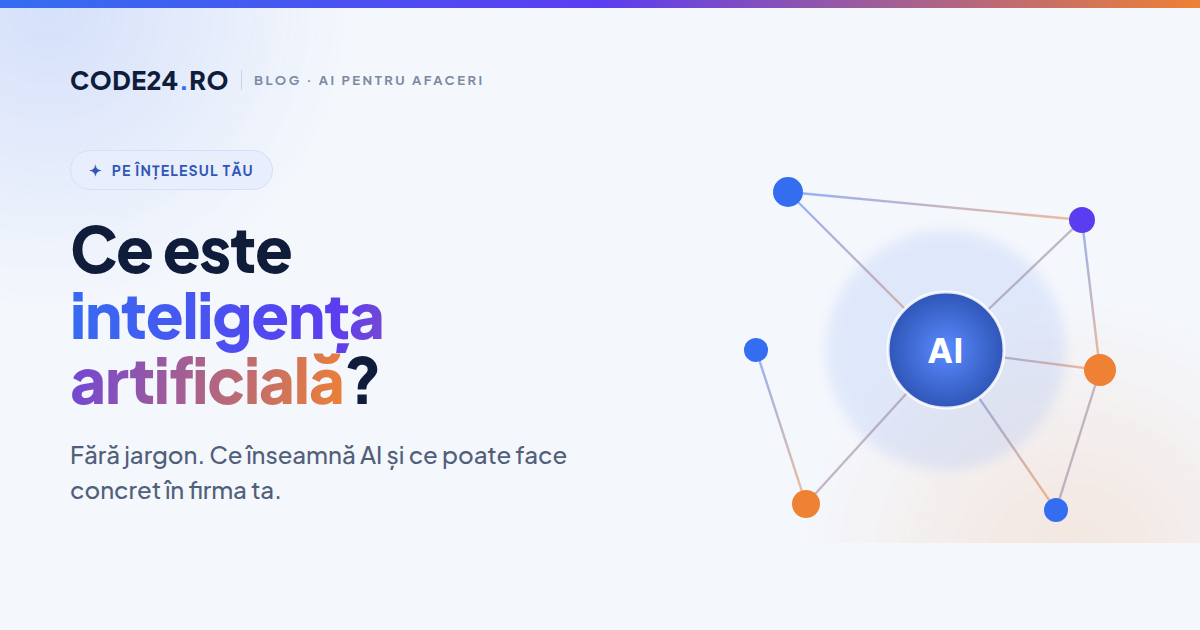 Ce este inteligența artificială, pe înțelesul tău